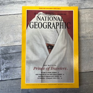 National Geographic Magazine Vol 180 Nr. 6 Dezember 1991 Inklusive Einleger