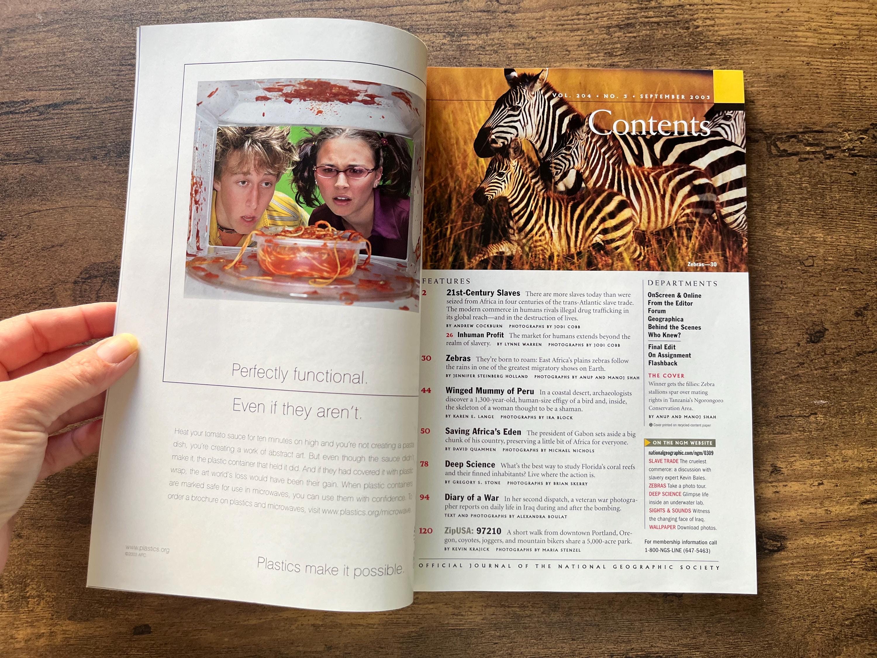 National Geographic Magazine Vol 204 No. 3 September 2003 - Etsy