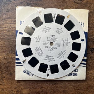View-Master Reel 112 Redwood Highway California USA - II