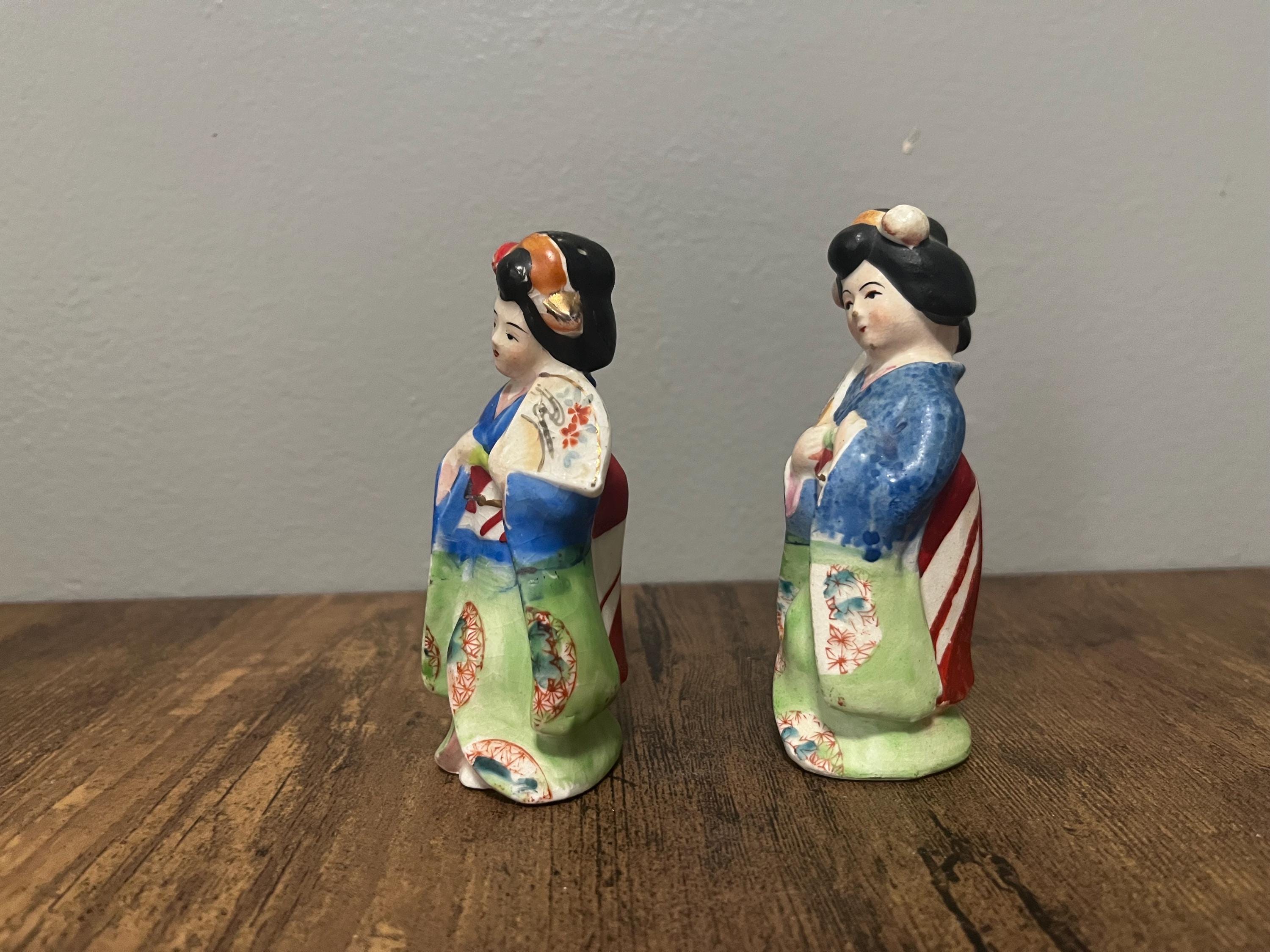 Geisha Salt and Pepper Shakers Made in Occupied Japan - Etsy