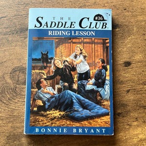 The Saddle Club #36 Riding Lesson by Bonnie Bryant 1994