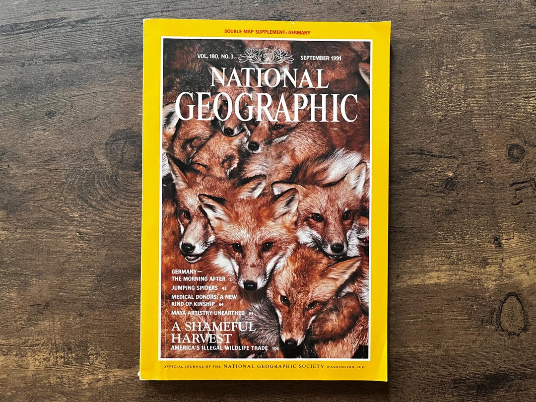 National Geographic September 1991 - Etsy