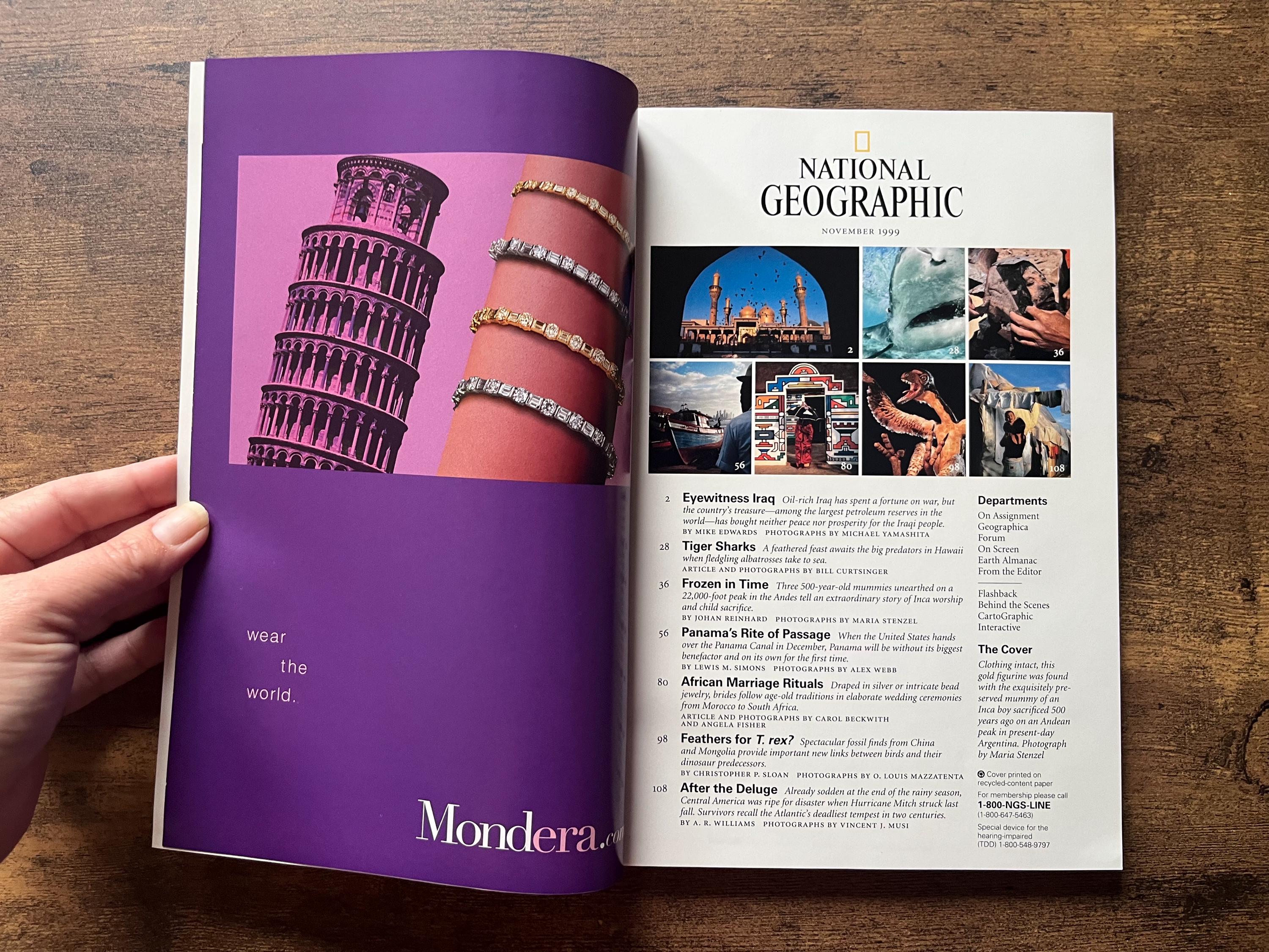 National Geographic Magazine Vol 196 No. 5 November 1999 - Etsy