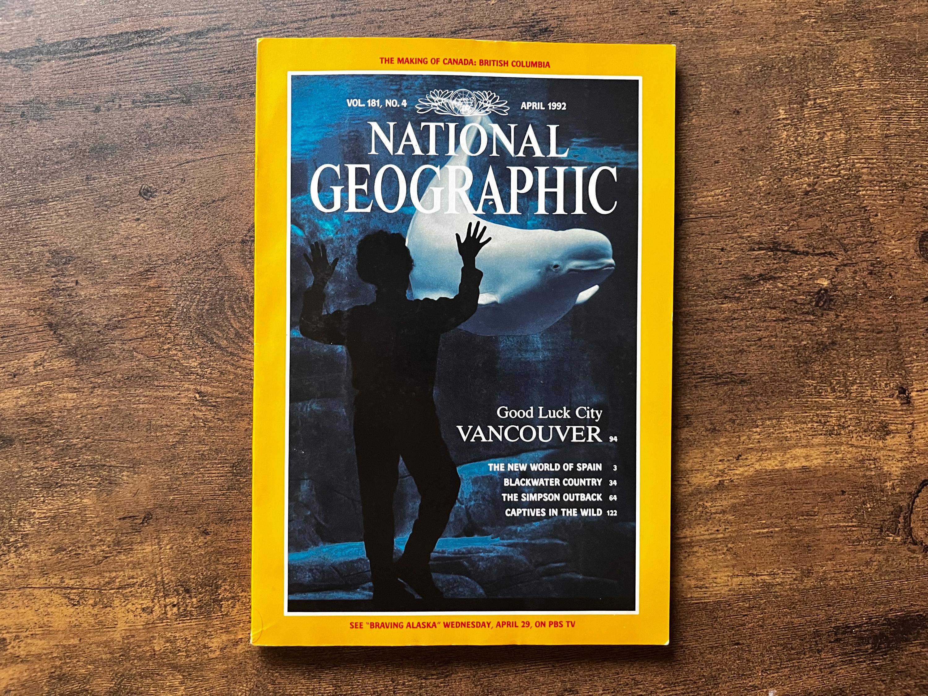1992 National Geographic Magazine - Etsy