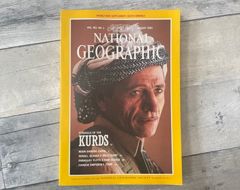 National Geographic Magazine Volume 182 No. 2 August 1992 Does NOT include insert