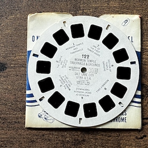 View-Master Reel 122 Mormon Temple Tabernacle & Grounds 1949