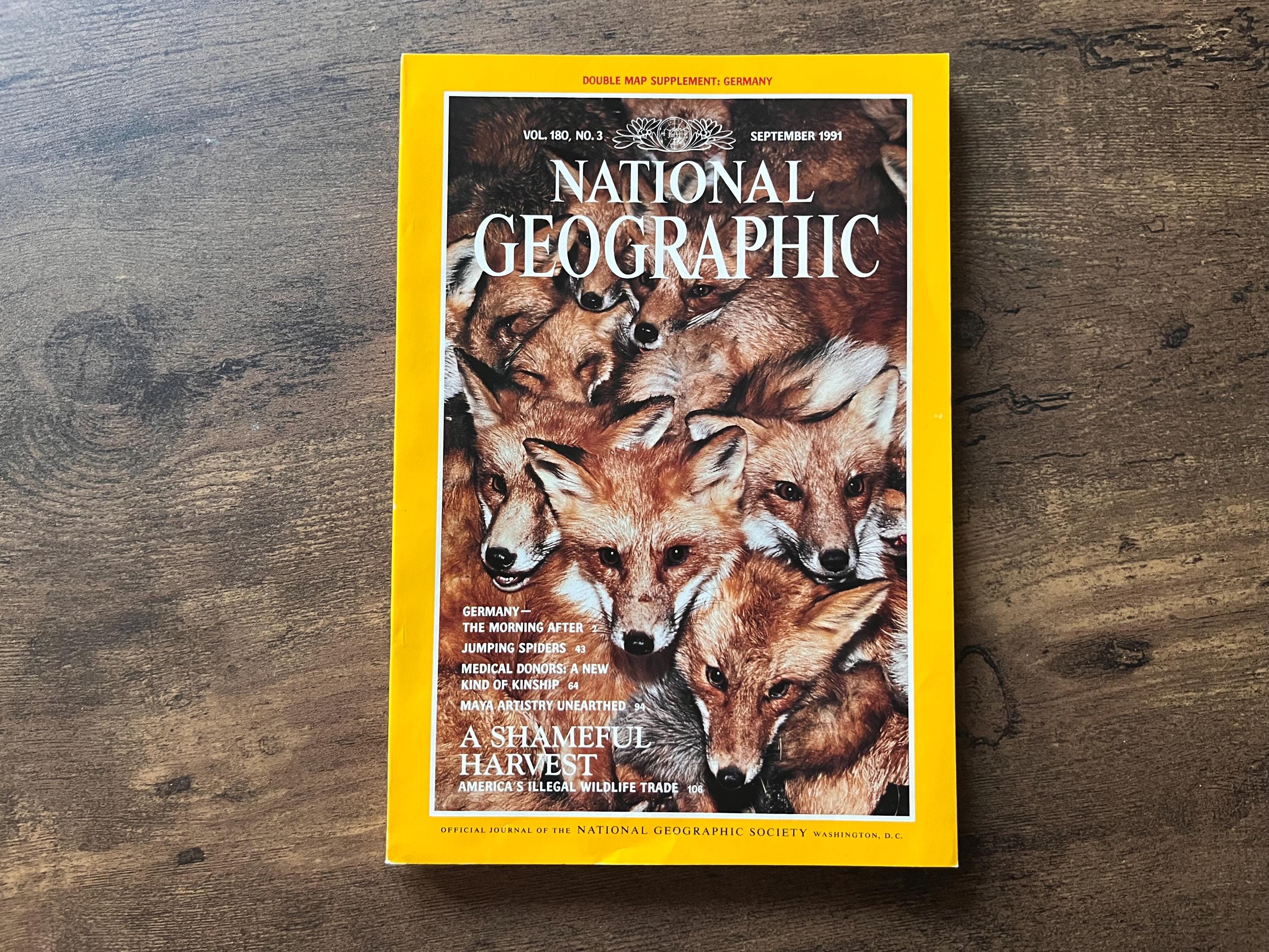 National Geographic Magazine Vol 180 No. 3 September 1991 - Etsy