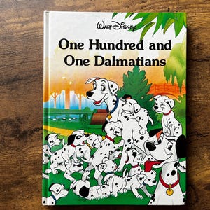 101 Dalmatian 1991 Large Vintage Disney Book Walt Disney Classic Series