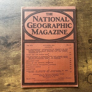 The National Geographic Magazine Band 14 Nr. 10 Oktober 1903 *REPRINT*