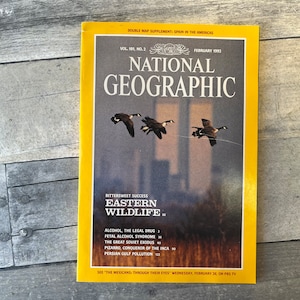 National Geographic Magazine Vol 181 Nr. 2 Februar 1992 Enthält KEINE Beilage
