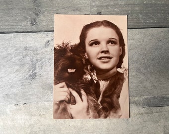 Postal vintage de Judy Garland - SIN USAR