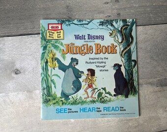 Walt Disney presents the Jungle Book Read Along Book NO Tape 1977