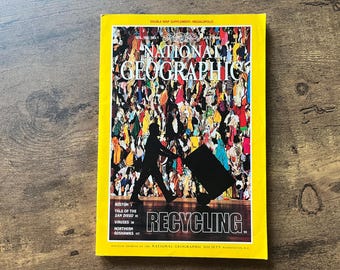 National Geographic Magazine, jaargang 186, nr. 1 juli 1994, inclusief supplement dubbele kaart: megapolis