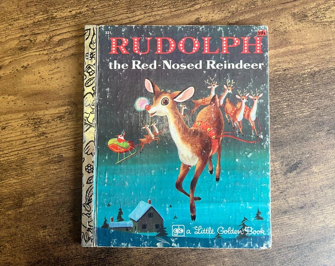 Rudolf the Red-nosed Reindeer A Little Golden Book 1978 Richard Scarry ...
