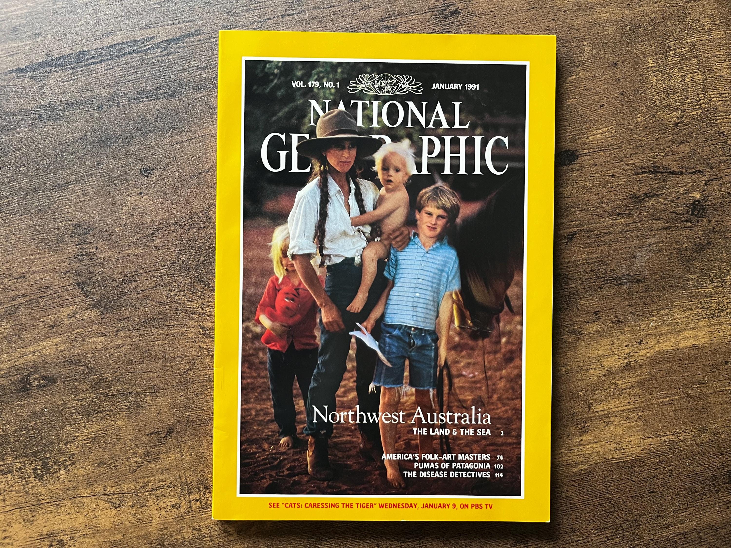 National Geographic Magazine Vol 180 No. 1 January 1991 - Etsy