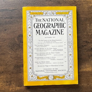 National Geographic Magazine Volume 108 No. 4 October 1955 - Post World War II Collectible Magazine