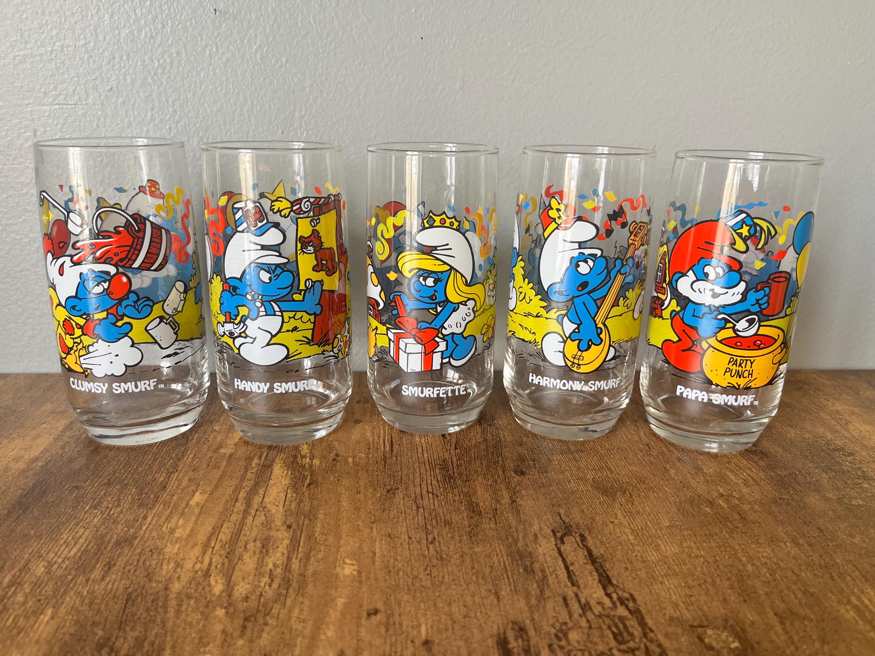 Hefty smurf glass - Etsy 日本