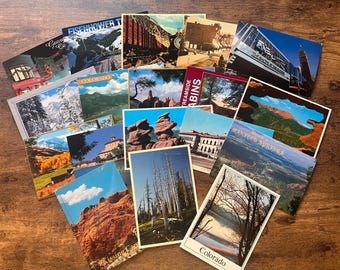 Individual Vintage Unused Colorado Postcards - Unused Souvenir Cards, Travel Ephemera
