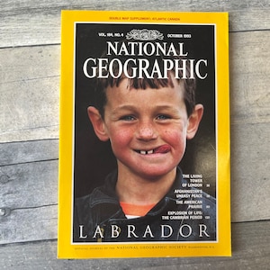 National Geographic Magazine Vol 184 No. 4 October 1993 Does NOT include insert