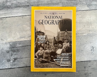 National Geographic Magazine Vol 170 No. 2 August 1986 Includes Insert The Making of America: Pacific Northwest