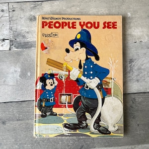 People You See Walt Disney Productions A Golden Book 1979