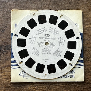 View-Master Reel 820 Woody Woodpecker in the Pony Express Ride 1951
