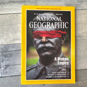 National Geographic Magazine Vol 183 No. 3 March 1993 Does NOT include Map Supplement