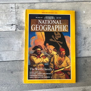 National Geographic Magazine Vol 160 No. 1 July 1991 Does NOT Include Supplement