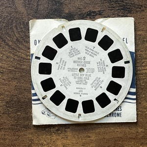View-Master Reel MG-2 Mother Goose Rhymes Little Boy Blue to King Cole 1950