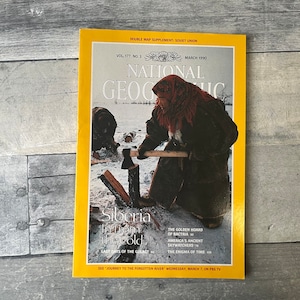National Geographic Magazine Band 177 Nr. 3 März 1990 Enthält KEINE Beilage