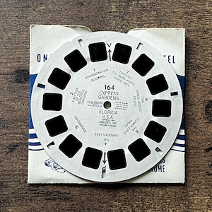 View-Master Reel 164 Cyprus Gardens Florida USA 1949