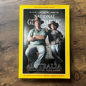 National Geographic Magazine Volume 173 No. 2 February 1988   INCLUDES Special Double Supplement: Australia