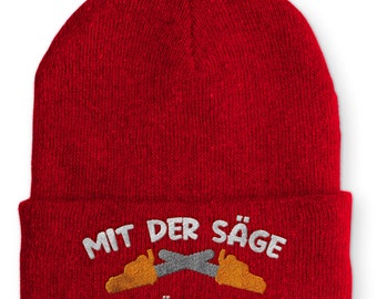 Panda NOT Today Wintermütze - Bestickte Strickmütze Mit Lustigem Spruch