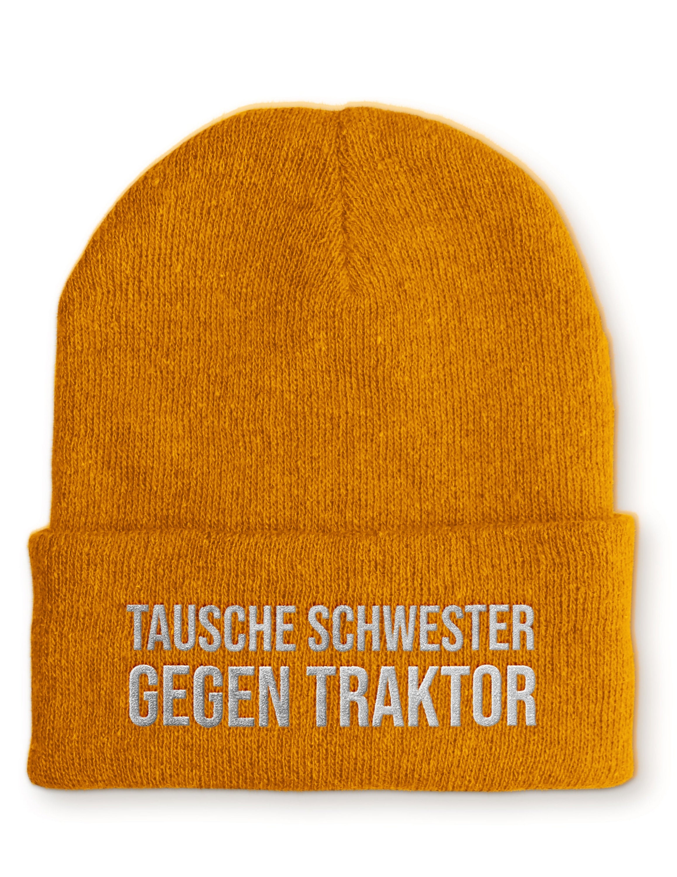 Produktbild von NIMAMA Mütze Beanie Heartbeat Traktor Wintermütze Statement