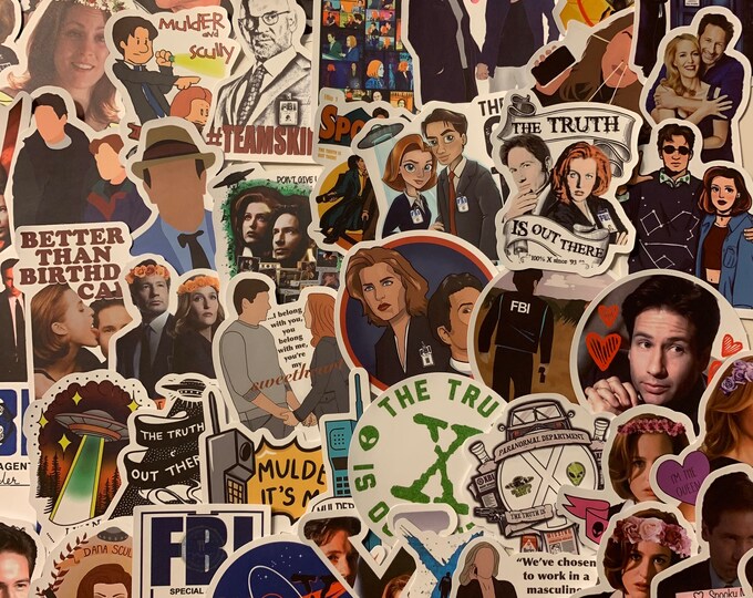 Xfiles Stickers for Water Bottles, Laptop, Phone, Skateboard