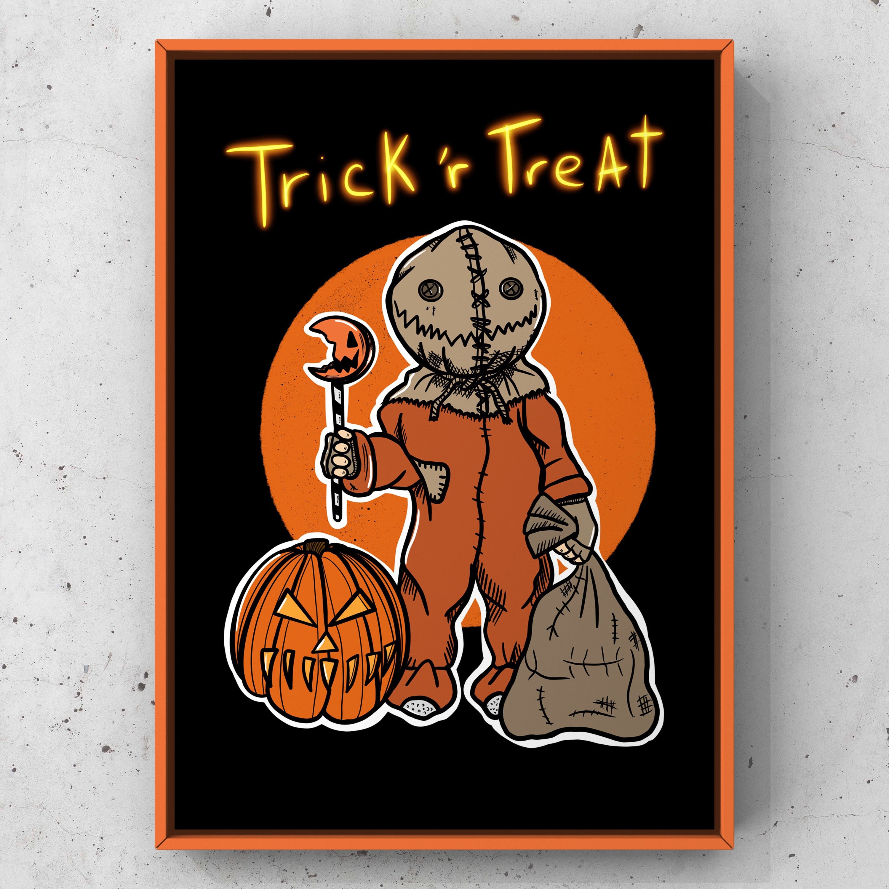 A5 Trick r Treat Inspired Sam Print | Etsy