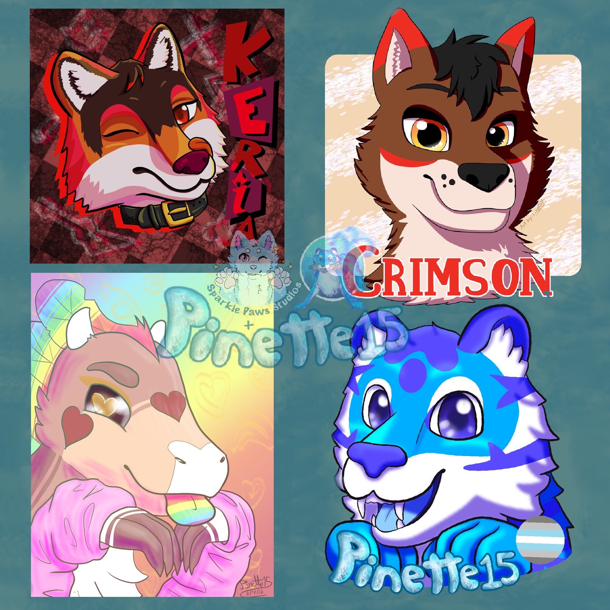 Custom Furry Badge digital, Read Description - Etsy