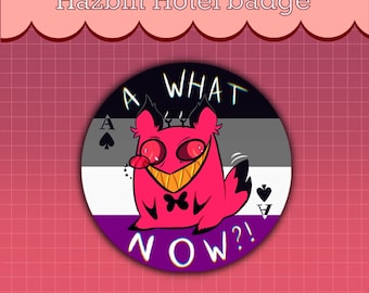 Insignia como orgullo asexual Alastor Hazbin Hotel READY TO SHIP