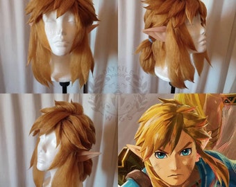 The Legend of Zelda botw Link cosplay wig