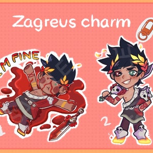 Zagreus Hades juego llavero encanto