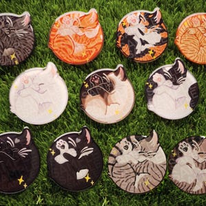 Cute cat phonegrip adoption (magsafe magnetic or glued!)