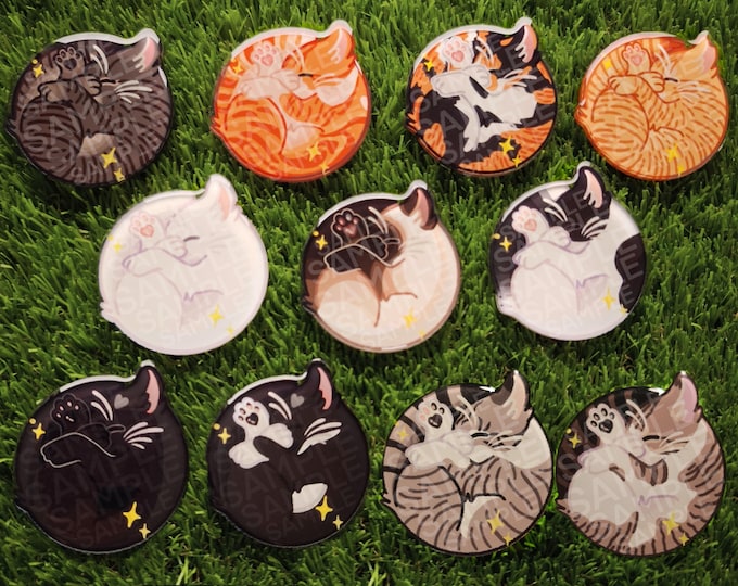 Cute cat phonegrip adoption (magsafe magnetic or glued!)