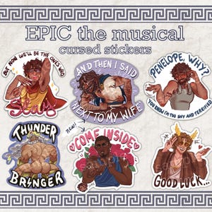 EPIC il musical ispirato adesivi maledetti Odisseo mitologia greca