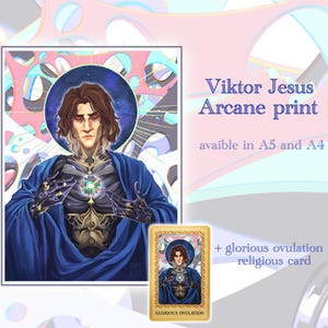 Viktor Jesus Arcane inspired art print