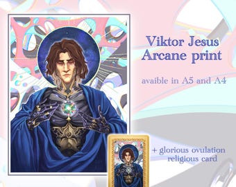 Viktor Jesus Arcane inspired art print