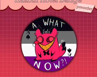 Insignia as orgullo asexual Alastor Hazbin Hotel PREVENTA