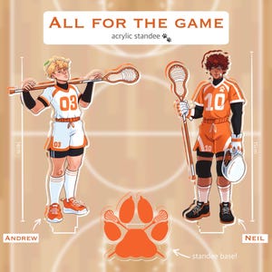 PREORDER! All for the game Acrylic Standee Andrew Minyard Neil Josten Andreil
