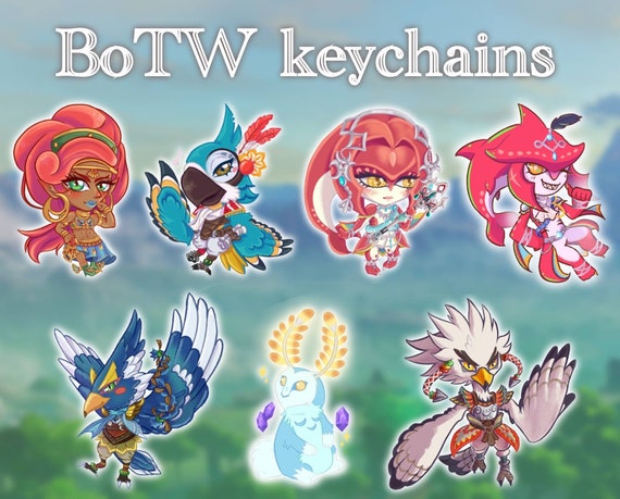 Llaveros Acrílicos Zelda Botw Aliento Del Encanto Salvaje Totk