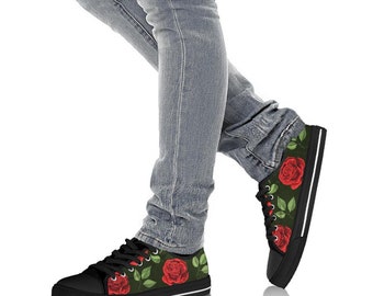 red rose men's casual shoes