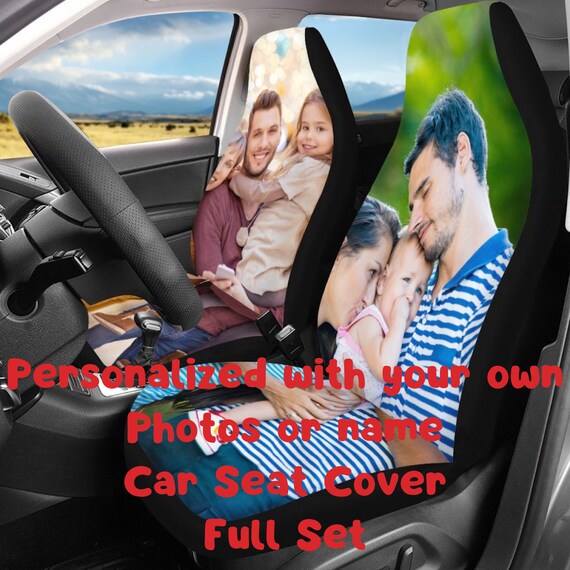 Customize Car Seat Covers Personalized Car Seat Cover Full Set